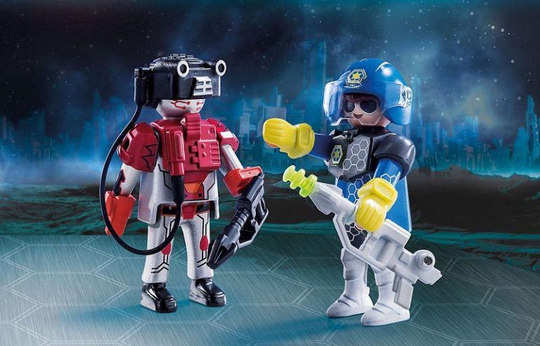Lot Playmobil Espace - Véhicules Et Personnages Vintage - Mixte Pour Enfants 7-8 Ans